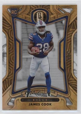 2022 Panini Gold Standard Rookies White 4/49 James Cook #109 Rookie RC 10w9