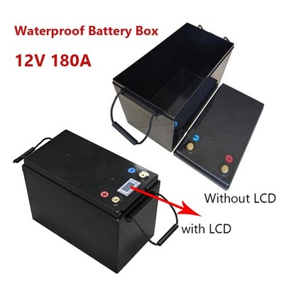 12V 180A DIY Kit Battery Box Li-ion Lifepo4 Waterproof Battery Case for Ebike