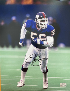 Lawrence Taylor IMPERFECT Signed Autographed 11X14 Photo w/ Player Holo COA