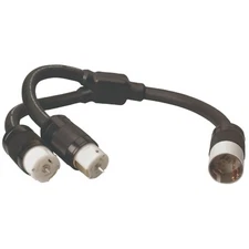 Southwire 19200008 50 Amp Temporary Power Y-Adapter Twist-Lock 3ft