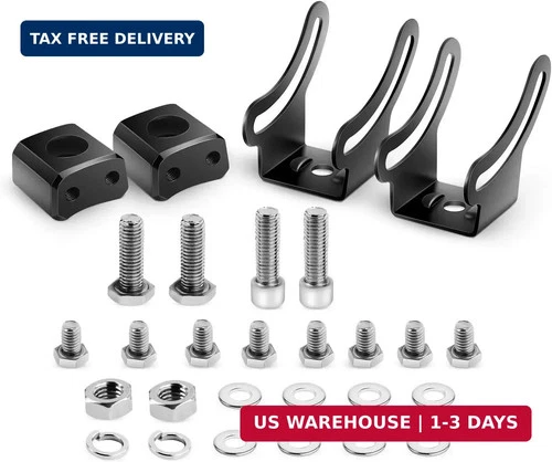 2PCS Mounting Base Bracket LED Light Bar Slide Mount Bracket 2 Years Warranty (9 - product listing photo