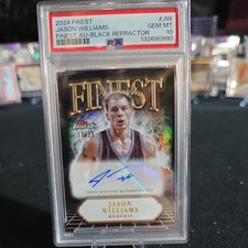 2024-25 Finest - Finest Autographs #FA-JW Jason Williams base PSA 10 11/25
