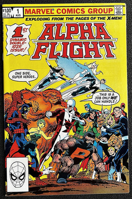 Alpha Flight #1 1983 John Byrne 1st Cameo Appearance Of Puck NM