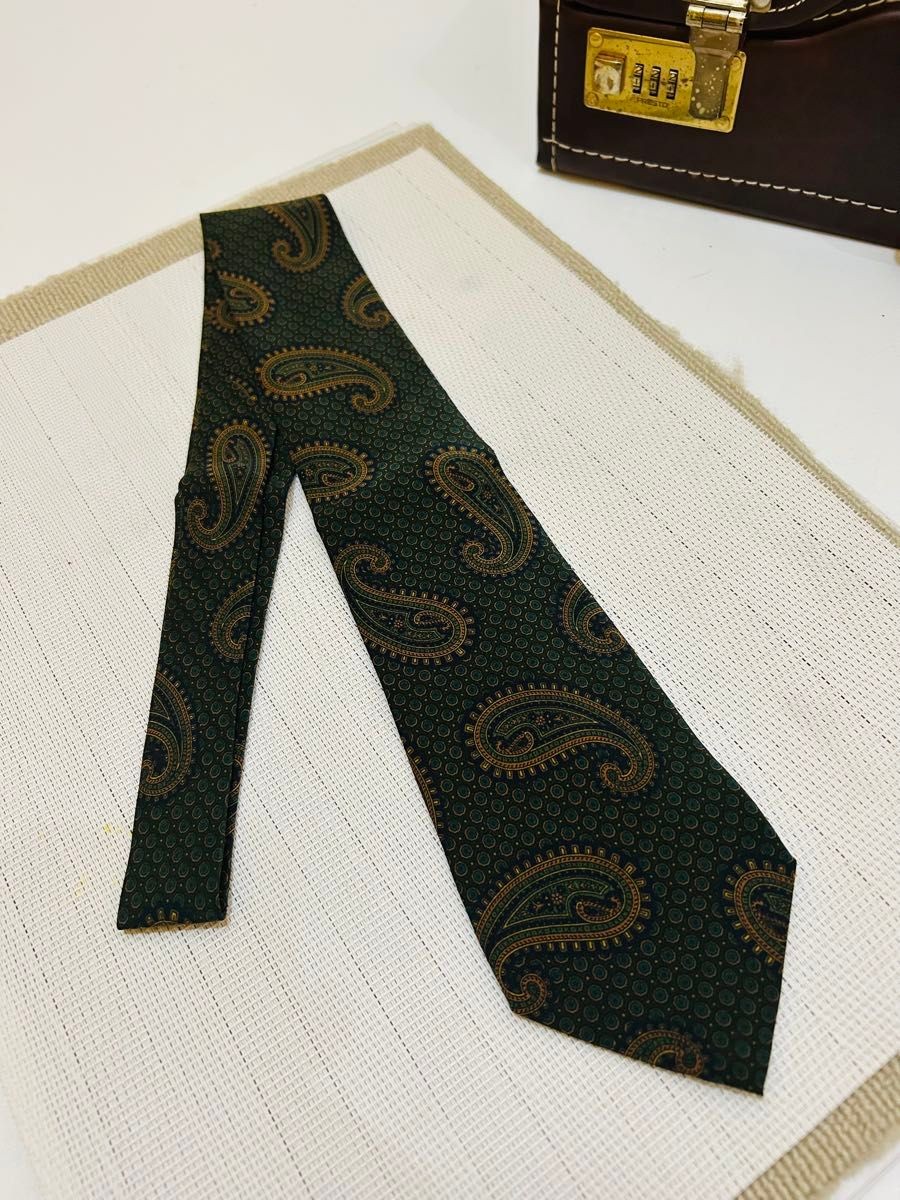 New Dior men's silk tie with all-over pattern - pristine & unused