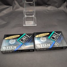 2 Sealed Fuji DR-I 90 min Blank Audio Extra Slim Cassette Tape Sealed