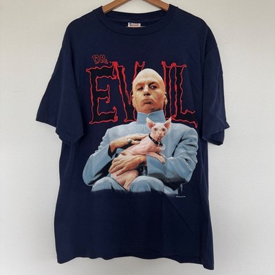 Vintage 1999 Dr. Evil T-Shirt Mens XL Single Stitch USA Austin Powers Movie Tee
