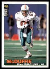 O.J. McDuffie 1995 Collector's Choice #81 Dolphins NFL READ FREE SHIPPING