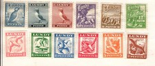 A Nice Selection Of 12 All Different Lundy Stamps. MH. #02 LUND12