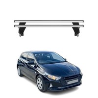 Menabo DachträGer GrundtäGer FüR Hyundai I20 2020-2026 ABE Aluminium Silber 2Tlg