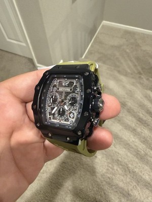    NEW!! Activa Fury X Invicta Watch Skeleton Dial - 44mm Green ACW2305-011