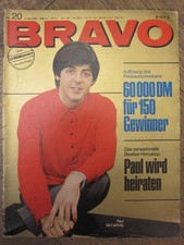 BRAVO 20/1966 BEATLES, PAUL McCARTNEY, SEAN CONNERY, PIERRE BRICE, SOPHIA LOREN