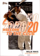 WILLIE MAYS 2023 Topps Series 1 Welcome to the Club #WC-23 New York Giants Card