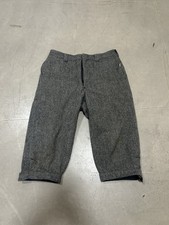 Vintage Woolrich Wool Hunting Pants 3/4 Leg Grey Size 34 Made In USA