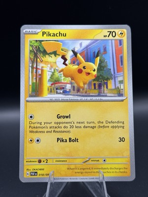 Pikachu 018/091 Sv: Paldean Fates Regular | eBay