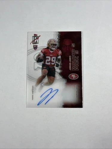 2025 Topps Signature Class Jordan James ACETATE Rookie Auto Rookie RCCL-JJ 49ers
