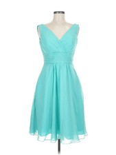 Azazie Women Green Cocktail Dress 8