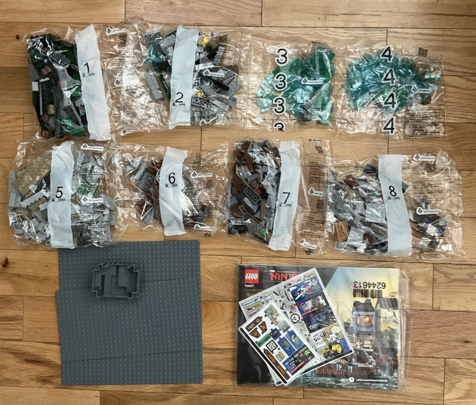 LEGO NINJAGO PELÍCULA 70657 Ninjago City Docks - NUEVO - SIN MINIFIGURAS - RETIRADO Foto 2 de 4