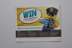 LEGO&reg; City 60164 Sea Rescue Plane Instruction Manual Only!