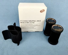 T3 Volumizing Hot Rollers Luxe Two 1  1/4" Rollers & Two Clips (Rollers Only)