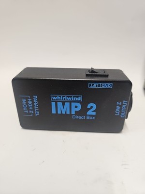 Whirlwind IMP 2 Passive Direct Box 1 Channel Instrument DI XLR 1/4 New