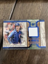 2025 Topps Museum Pete Crow-Armstrong Meaningful Material /35 Game Used Cubs SSP