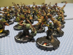 Lot Of 75+ Assorted WizKids Mage Knight Figures & ORC CAPTAIN #137