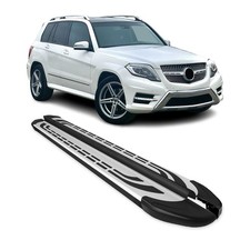 Trittbretter Seitenschweller Seitenbretter für Mercedes GLK 2010-15 Alu Schwarz Trittbretter Seitenschweller Seitenbretter für Mercedes GLK 2010-15 Alu Schwarz