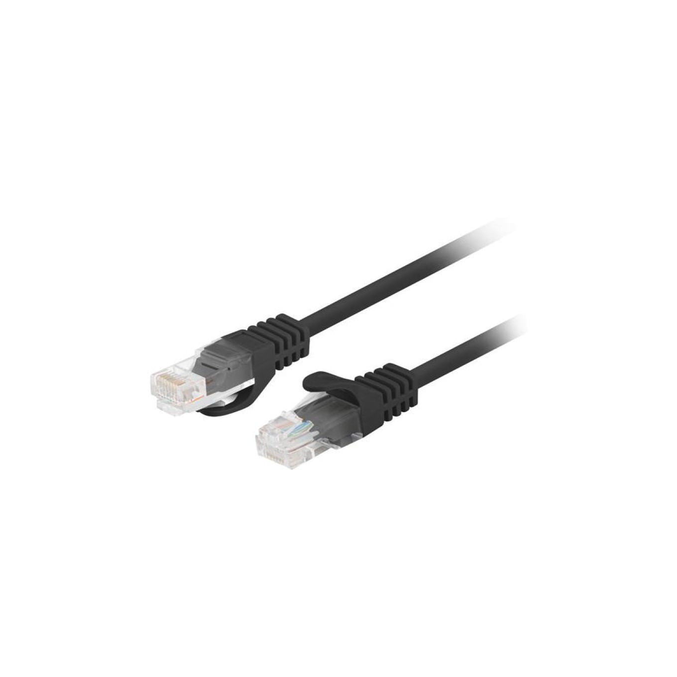 Lanberg Patchkabel Ethernetkabel Cat.6 UTP 5m Fluke Passed | Schwarz - Bild 4