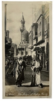 Postcard from EGYPT 1929 By Lehnert & Landrock, Cairo. Postmark 3 Mills Stamp
