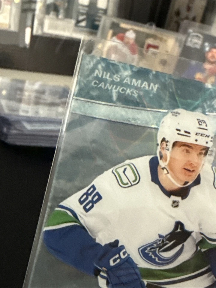 2022-23 UD Ice Hockey Premieres Nils Aman 497/1299 - Image 2 of 4