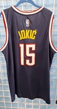 NBA 🏀 Denver Nuggets Nikola Jokic # 15 Nike Swingman Jersey Size  L