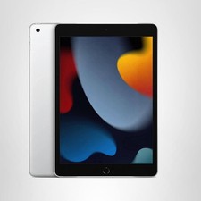 Apple iPad (9.ª generación) A2602 64 GB, Wi-Fi + celular, 10,2 pulgadas - plateado