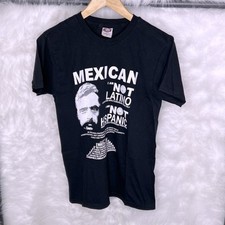 Vintage Emiliano Zapata Mexico T-Shirt Mexican Graphic Size Small Made In USA