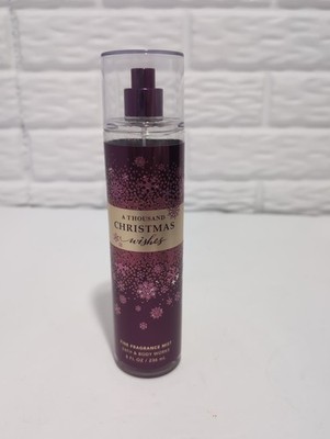 Bath & Body Works A Thousand Christmas Wishes Fine Fragrance Mist Spray 8oz 