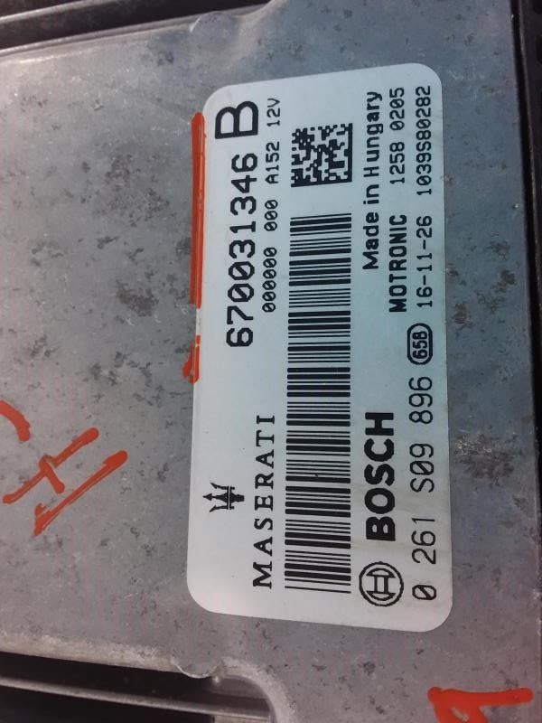 MASERATI LEVANTE   2017 Engine Computer ECU ECM 856642 ID # 670031346 