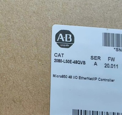 New Sealed AB 2080-L50E-48QVB Micro850 48 I/O EtherNet/IP Controller *uq