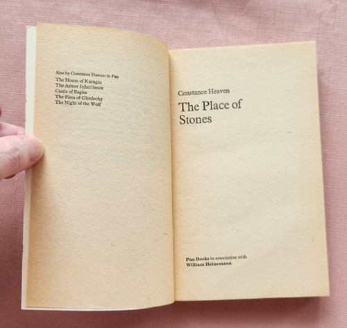 The Place of Stones by Constance Heaven, 1977, Paperback - Picture 3 of 12