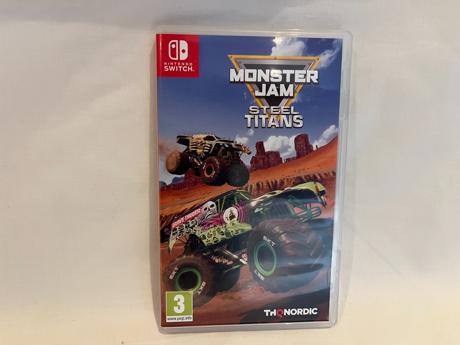Monster Jam: Steel Titans (Nintendo Switch, 2019) +Cartridge Incl +FREE POST++++
