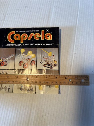 Juego de construcción universal Capsela para modelos motorizados de tierra y agua años 80 - Imagen 7 de 11