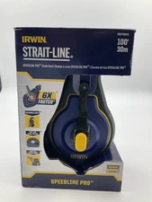 Irwin  Tools #IWHT48443 Strait-line Speed-line Pro 100' Ft.  30m Chalk Line Reel