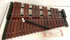 YAMAHA TX-6 Table Top Xylophone 32 Keys Wooden Bars with Mallets Made in Japan