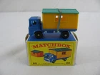 Vintage Lesney Matchbox Blue Truck & Site Office Hut w/ Box #60 New