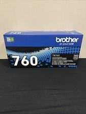 Brother TN-760 Genuine High Yield Black Toner Cartridge OEM New Sealed