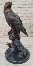 Statue Sculpture Eagle Bird Wildlife Art Deco Style Art Nouveau Style Bronze
