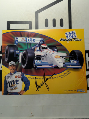 1998 Farewell Tour Bobby Rahal Hero Card Autographed No. 7 Miller Lite Ford Reyn