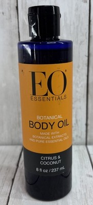 EO Essential Oils, Botanical BODY OIL - Citrus & Coconut 8 fl oz 237ml