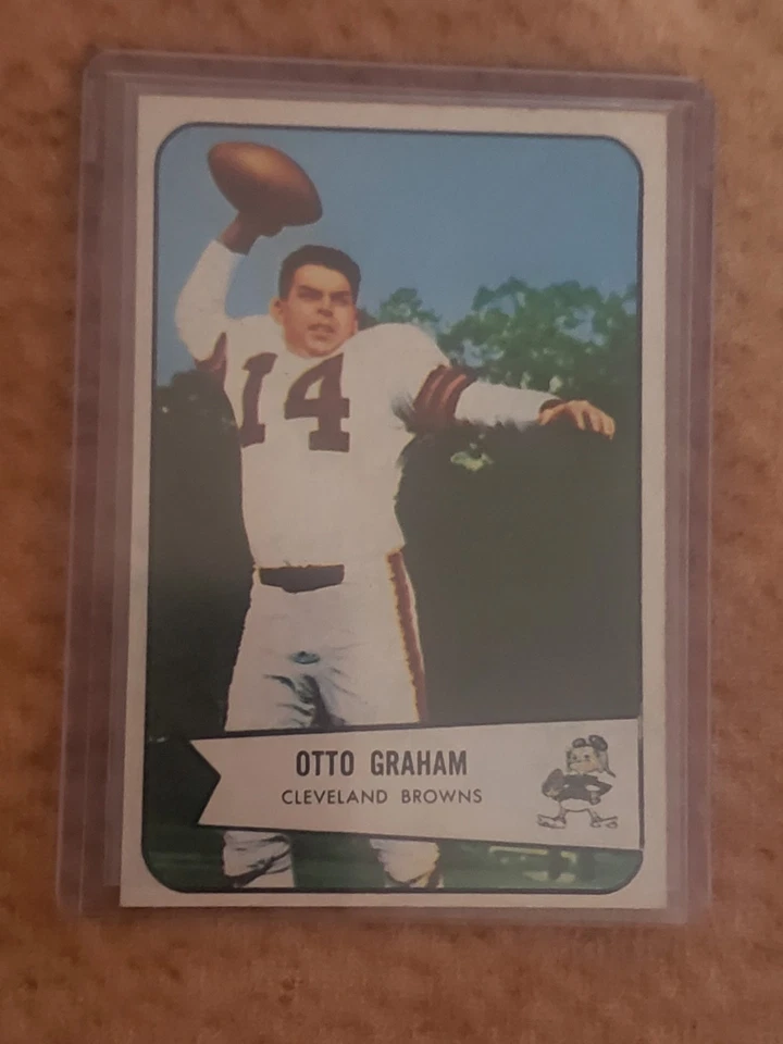1954 bowman otto graham. original. vg+-ex. - Image 4 of 4