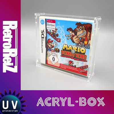 RetroReiZ Acryl Box Case UV Schutz für Nintendo DS Spiele in OVP & 3DS