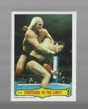 1985 Topps WWF WWE Wrestling Card #29 Hulk Hogan “STRETCHED TO THE LIMIT rookie 