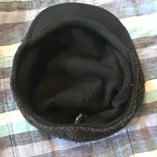 Polo de Lana Ralph Lauren Marrón Newsboy Driver Sombrero Gorra Plana Talla L/XL - Imagen 5 de 5
